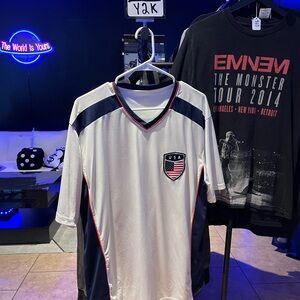 Gol Team USA white men's soccer jersey